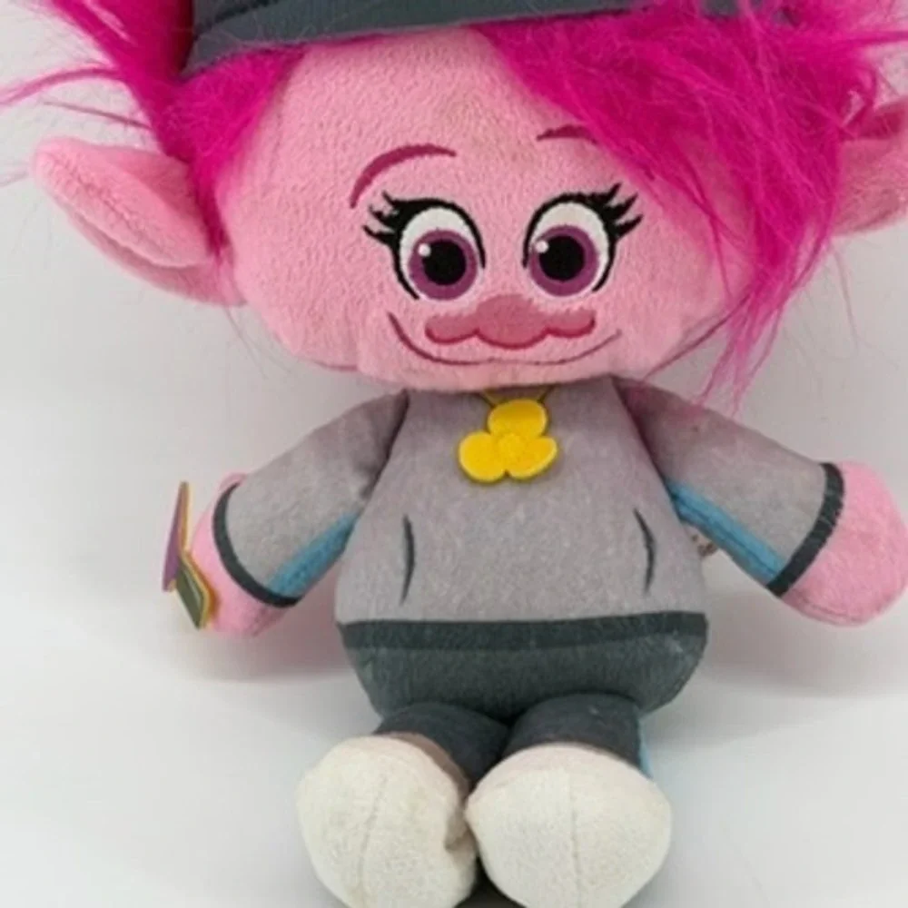 Hasbro DreamWorks Trolls Poppy Character Plush‎ Toy Styllin Hair Series